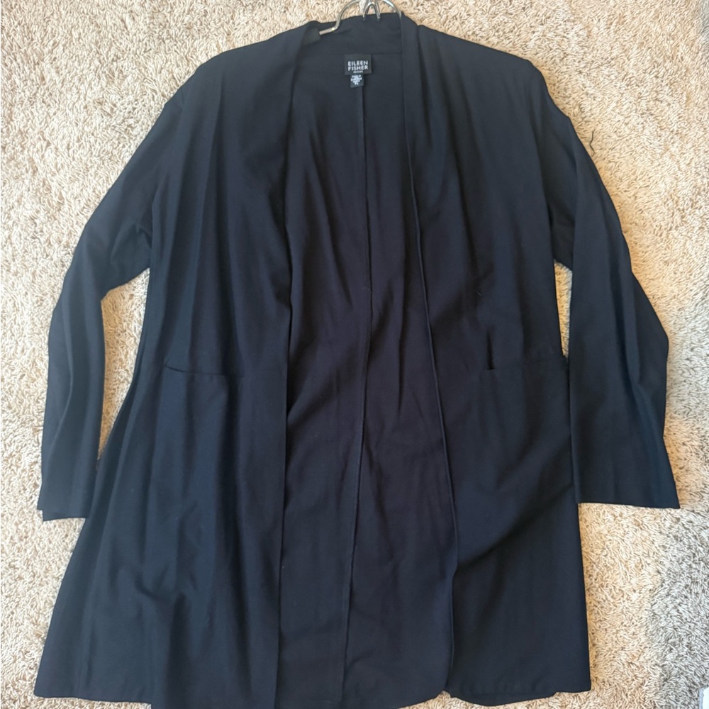 Eileen Fisher Elegant Black Cardigan